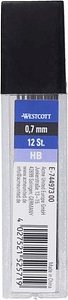 WESTCOTT Feinminen-Bleistiftminen grau HB 0,7 mm, 1 St.