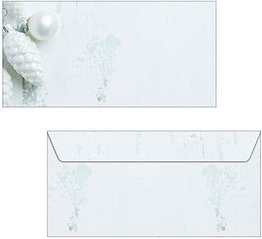 SIGEL Weihnachtsbriefumschläge Modern Christmas DIN lang ohne Fenster, 50 St.