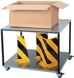 Thumbnail - SZ Metall Tischwagen silber 80,0 x 60,0 x 60,0 cm