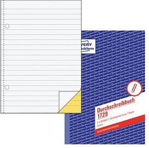 AVERY Zweckform Durchschreibebuch Formularbuch 1729, 1 St.