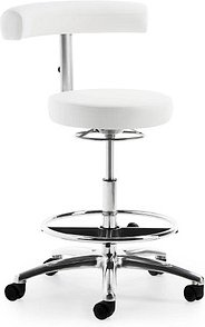 Mayer Arbeitsdrehstuhl myQUIZZ weiß Kunstleder