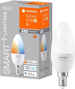 LEDVANCE WLAN-Lampe SMART+ WiFi Classic B40 TW E14 4,9 W matt, 1 St.