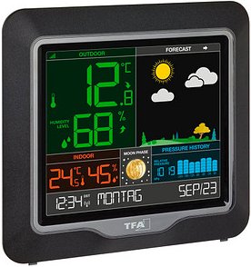 TFA® 35.1150.01 Wetterstation schwarz
