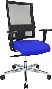 Thumbnail - Topstar Bürostuhl Profi Net 11 High, PS59H T38Q Stoff blau, Gestell alu