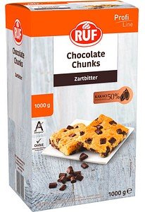 RUF Schokostreusel Zartbitterschokolade 1,0 kg