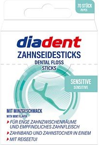 diadent SENSITIVE Sticks Zahnseide 70 St.