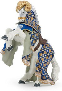 papo 39914 Pferd des Waffenmeisters Widder Spielfigur