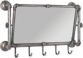 Thumbnail - HAKU Möbel Wandgarderobe 13815 anthrazit Metall 5 Haken 75,0 x 45,0 cm