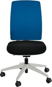 ORIGINAL STEIFENSAND Bürostuhl Eserio Stoff blau, Gestell grau