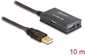 DeLOCK USB-Hub 4-fach schwarz