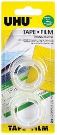 Thumbnail - UHU Klebefilm transparent 19,0 mm x 7,5 m 2 Rolle
