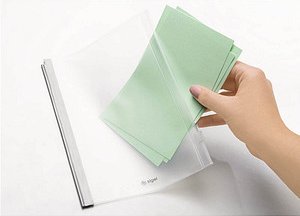 SIGEL Gleitverschlusstasche für Konferenzmappe Conceptum Flex transparent, 1 St.