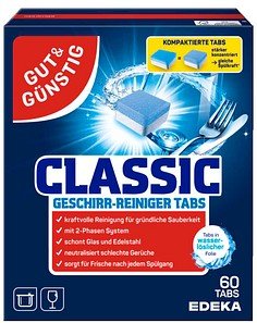 GUT&GÜNSTIG CLASSIC Spülmaschinentabs 60 St.