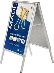 Thumbnail - MAUL Kundenstopper MAULpublic silber DIN A1 2 Fächer