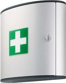 DURABLE Medizinschrank FIRST AID BOX M ohne Füllung silber
