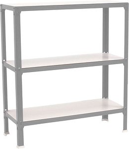 Thumbnail - Simonrack Regal SIMONHOME CLICK PLUS 8425437069963 grau, weiß 100,0 x 30,0 x 90,0 cm