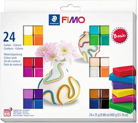 STAEDTLER Modelliermasse FIMO® soft Basic mehrfarbig