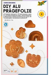 folia Prägefolie kupfer 3 Blatt