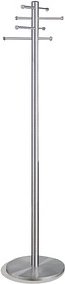 Kerkmann Kleiderständer Arte 30687181 silber Metall 8 Haken 41,0 x 180,0 cm