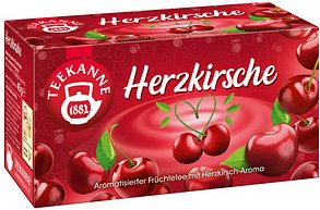 TEEKANNE Herzkirsche Tee 20 Portionen