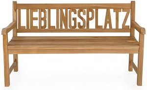 Garden Pleasure Gartenbank LIEBLINGSPLATZ 940293 natur Holz 150,0 cm