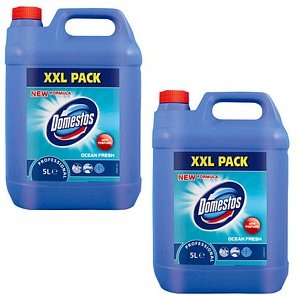 Domestos OCEAN FRESH Badreiniger 2x 5,0 l