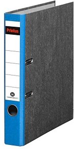 Printus Ordner blau marmoriert Karton 5,0 cm DIN A4, 1 St.