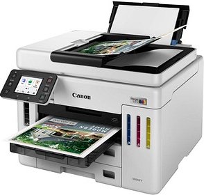AKTION: Canon MAXIFY GX7150 4 in 1 Tintenstrahl-Multifunktionsdrucker weiß mit 100 Euro CashBack