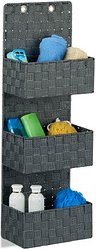 Thumbnail - relaxdays Hängeorganizer je Korb 4,0 l grau 25,0 x 15,0 x 75,0 cm, 1 St.
