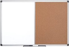 Bi-Office Whiteboard-Pinnwand MAYA KOMBI 150,0 x 120,0 cm Kork braun