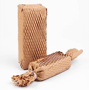 sax design Waben-Packpapier 20,0 cm x 20,0 m braun, 1 Rolle