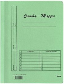 Thumbnail - 5 bene Schnellhefter Comba-Mappe Karton grün DIN A4