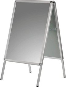 FRANKEN Kundenstopper Standard silber DIN A0 2 Fächer, 1 St.