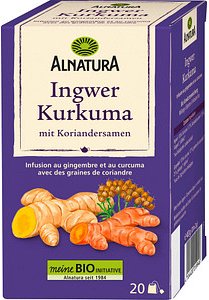 ALNATURA Ingwer Kurkuma Bio-Tee 20 Portionen