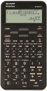 SHARP EL-W531TL Wissenschaftlicher Taschenrechner schwarz