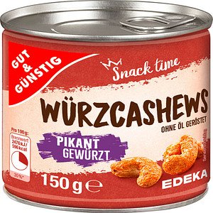 Thumbnail - GUT&GÜNSTIG Würzcashews pikant gewürzt 150,0 g