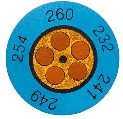 Thumbnail - testo testoterm Mini-Indikatoren Temperaturindikatoren-Aufkleber blau