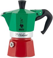 BIALETTI La Mokina Italia Tricolore Espressokocher grün, 1 Tasse