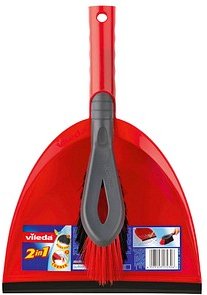 Thumbnail - vileda Kehrgarnitur 2in1 rot Kunststoff