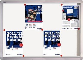 FRANKEN Schaukasten ECO silber 8x DIN A4 98,0 x 4,5 x 70,4 cm, 1 St.