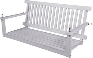 Thumbnail - Garden Pleasure Hängebank AUGUSTA 985111 weiß Holz 130,0 cm