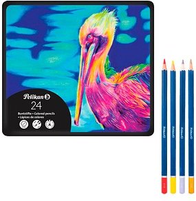 Thumbnail - Pelikan Premium Buntstifte farbsortiert, 24 St.