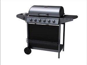 tepro Gasgrill Hampton 6 122,5 x 55,4 x 97,7 cm, 1 St.
