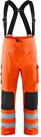 Thumbnail - BLAKLÄDER® unisex Warnschutz-Latzhose 1302 orange Größe 3XL