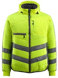 Thumbnail - MASCOT® unisex Warnjacke Dartford warngelb, anthrazit Größe 4XL