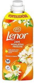 Lenor ORANGE & VERBENE Weichspüler flüssig, 1,239 l