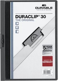 Thumbnail - DURABLE Klemmhefter DURACLIP anthrazit, 25 St.