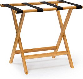 relaxdays Kofferständer 10019186_0 braun, 1 St.