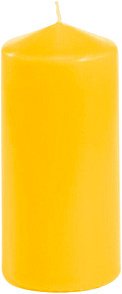 PAPSTAR Kerze goldgelb, 1 St.
