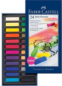 FABER-CASTELL STUDIO QUALITY mini Pastellkreide farbsortiert 24 St.